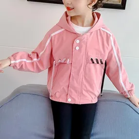 kids designer wholesale Kid Girl Printing Small Car Pattern Long Sleeve Trench Coat