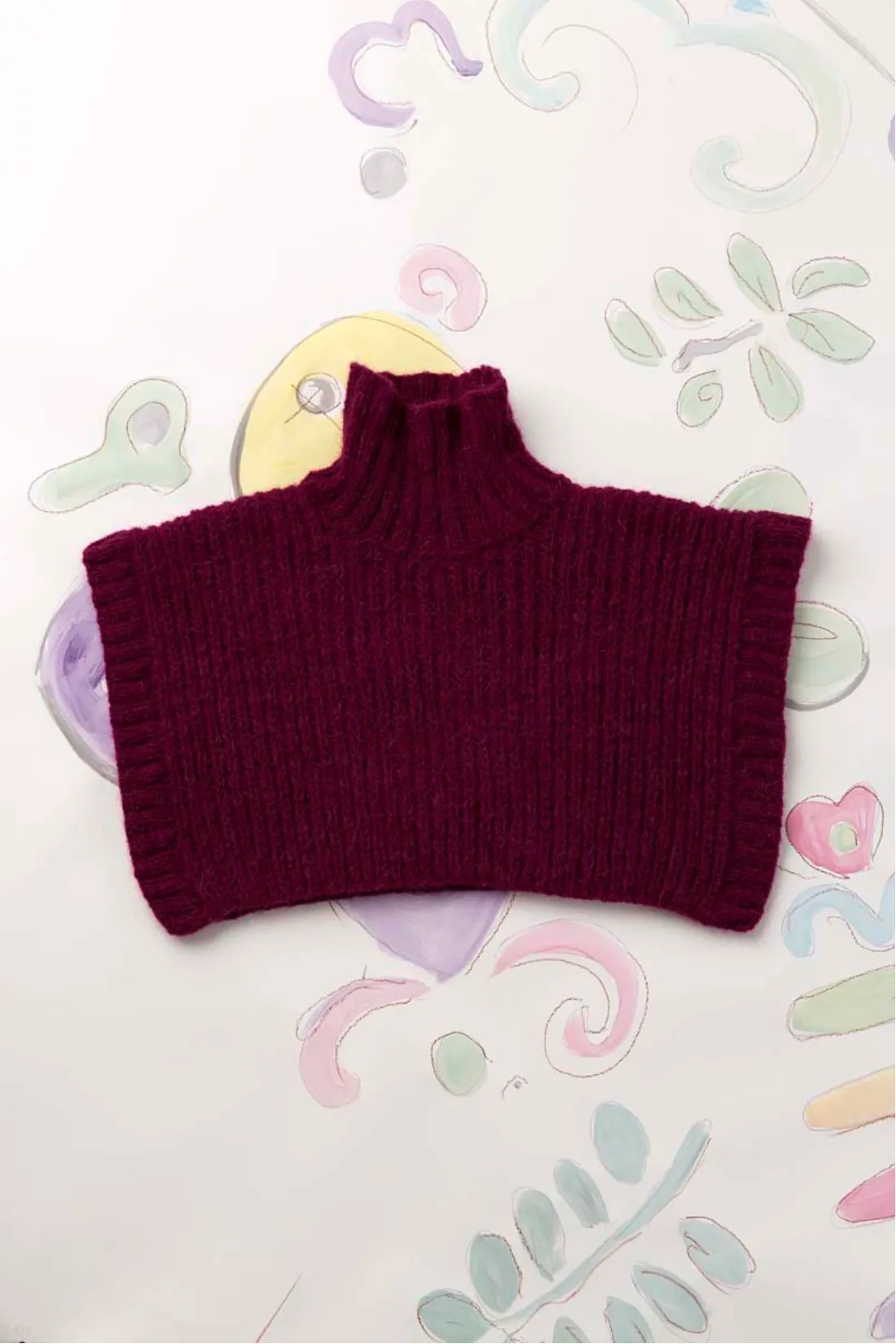 Kid's Poncho Knitting Kit | Lang Yarns Malou Light & Knitting Pattern (240-01)
