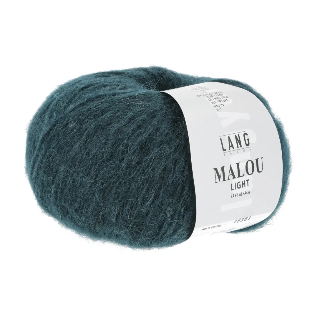 Kid's Poncho Knitting Kit | Lang Yarns Malou Light & Knitting Pattern (240-01)