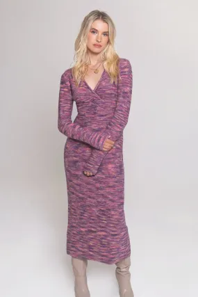 Knit Space Dye Sweater Dress