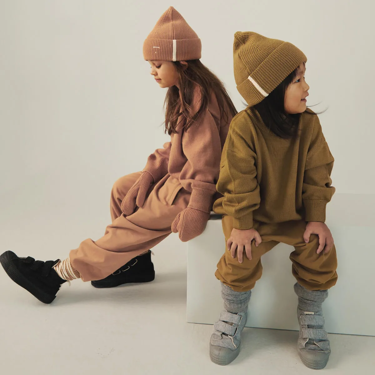 Knitted Jumper in Biscuit by Gray Label