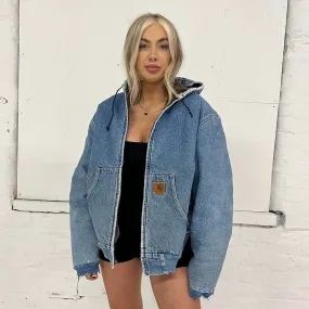 Lined Denim Carhartt Jacket - XL