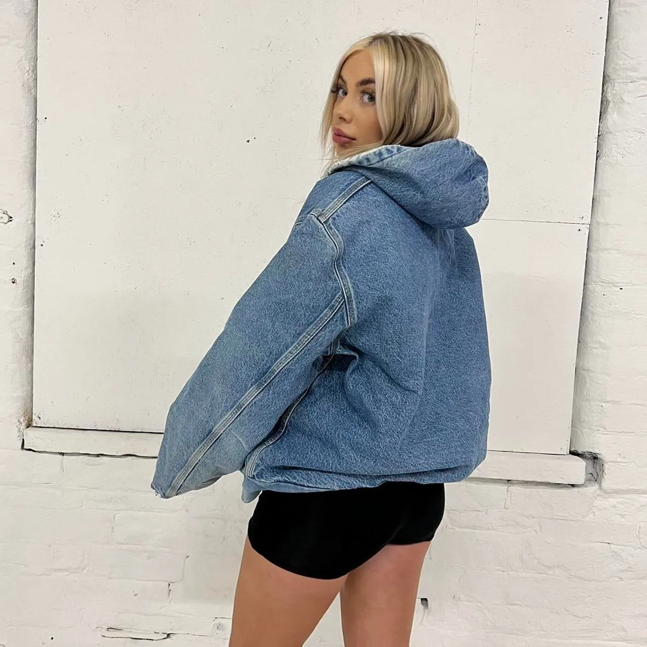 Lined Denim Carhartt Jacket - XL