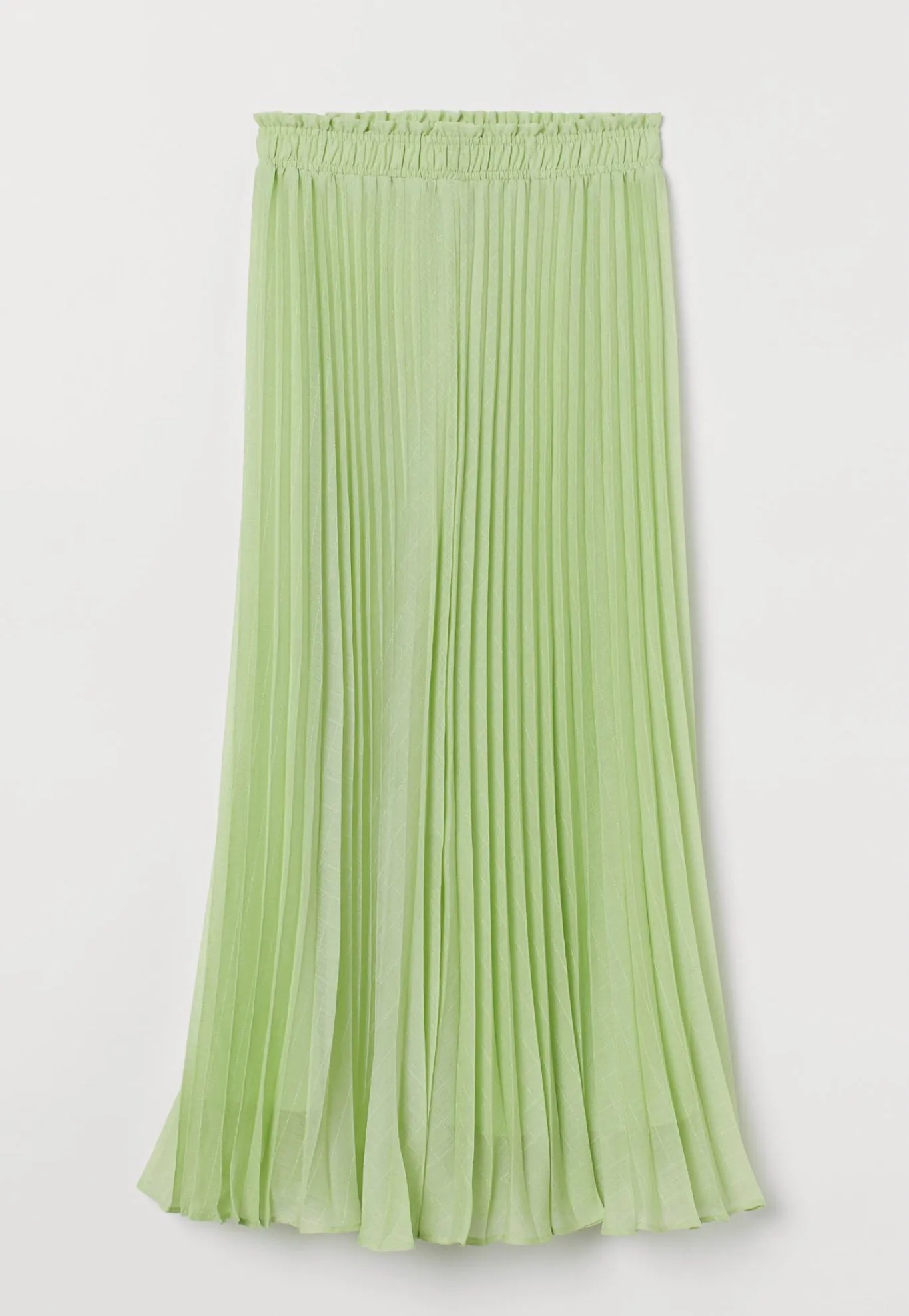 Long Pleated Skirt