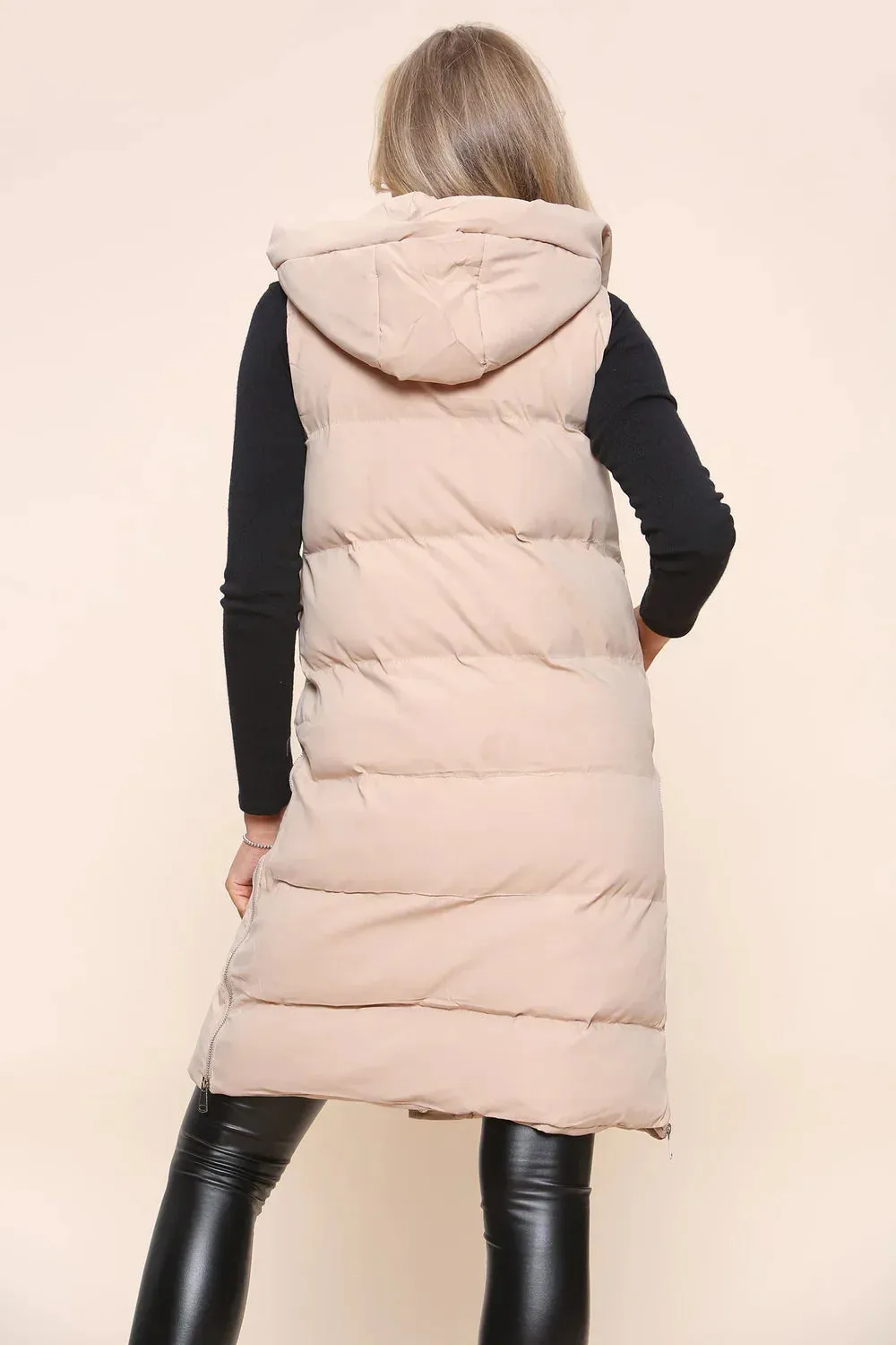 Longline Puffer Gilet