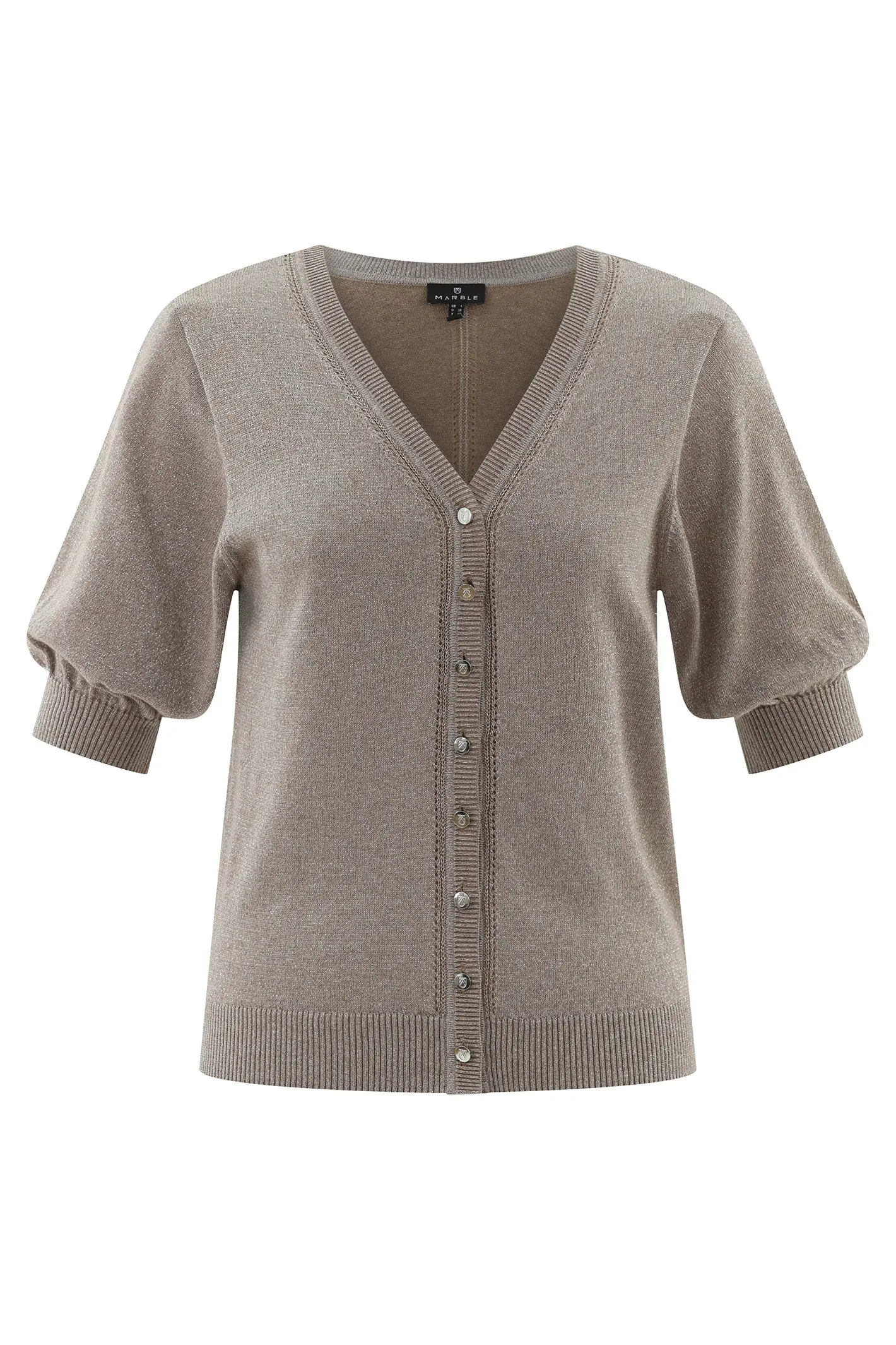 Marble 7870 122 Reversible Cardigan Jumper Brown