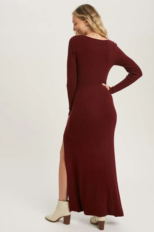 Marla Maxi Dress - Wine