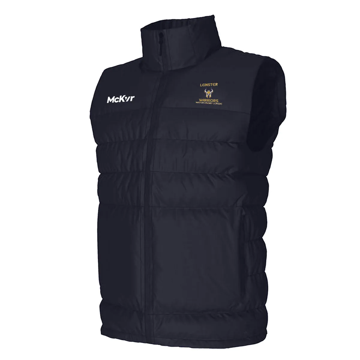 Mc Keever Leinster Warriors Masters Rugby Core 22 Padded Gilet - Adult - Navy