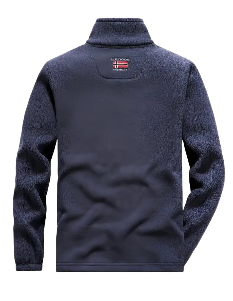 Men’s Thicken Polar Fleece Jacket – Warm and Casual Autumn/Winter Outerwear