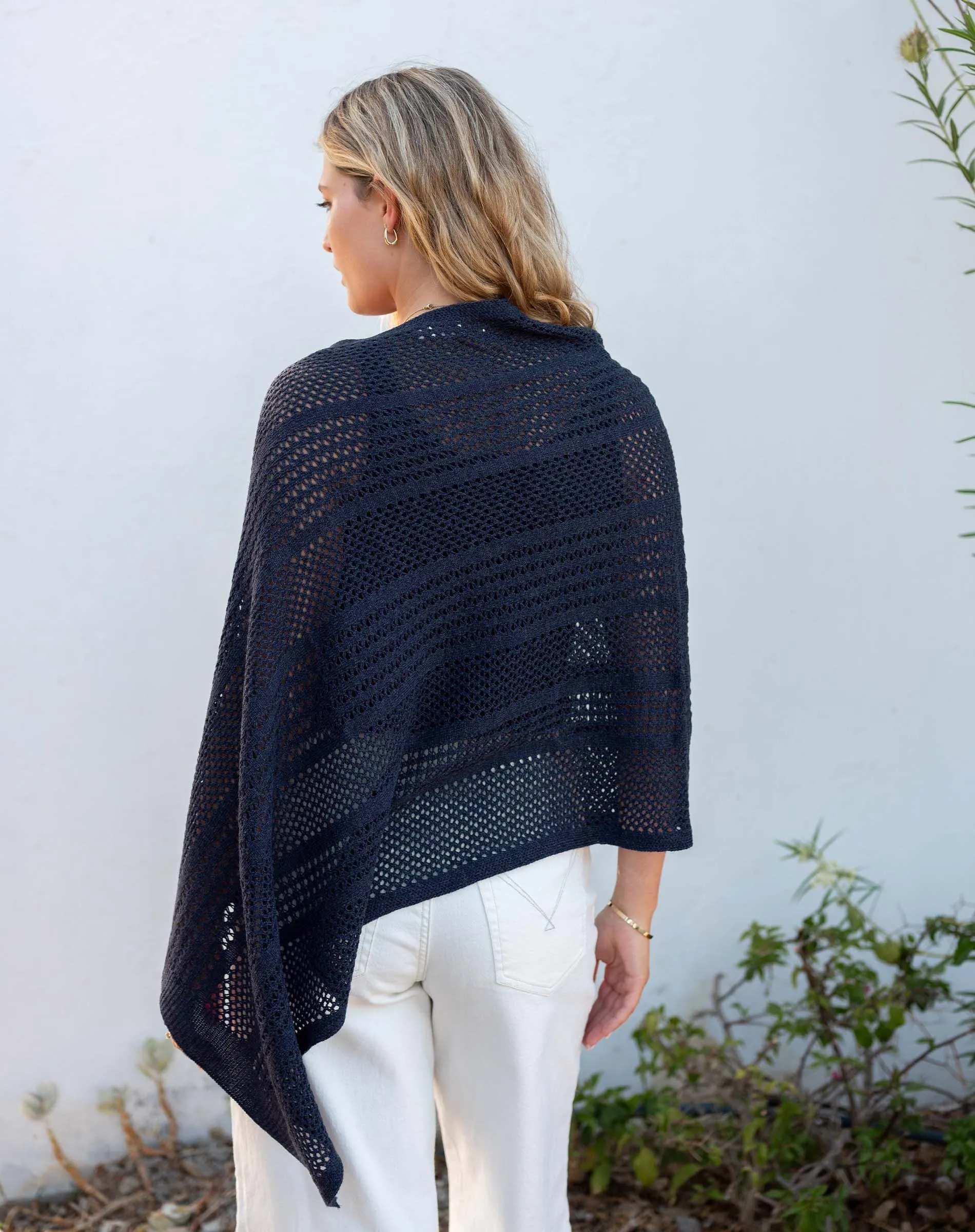 MERSEA - CELESTE CROCHET PONCHO