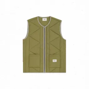 PARLEZ Elkins Gilet - Olive Green