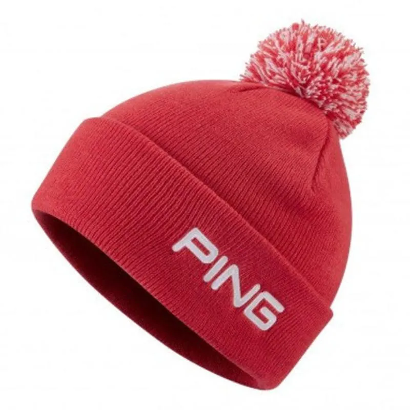 Ping Cresting Knit Hats - Poppy Red