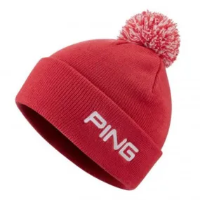 Ping Cresting Knit Hats - Poppy Red