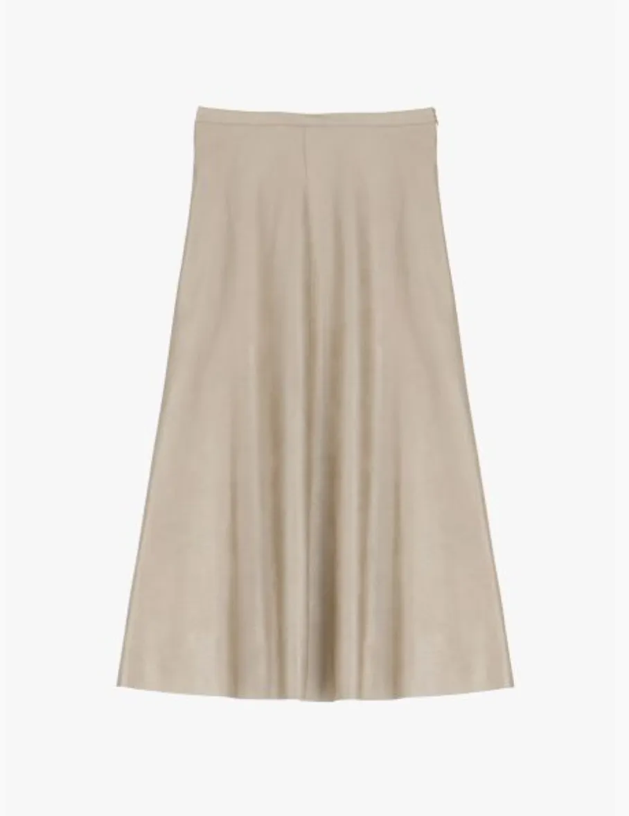 Platino Faux leather Skirt