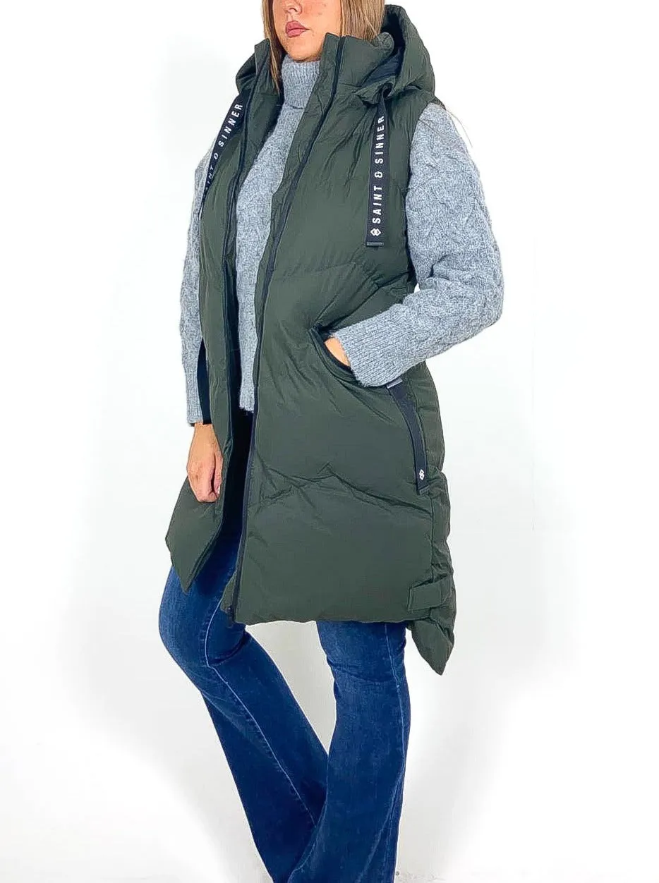 "S&S" Longline Padded Gilet