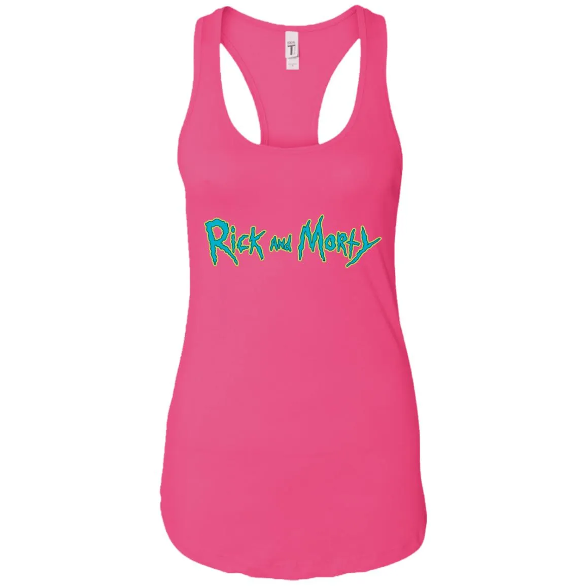 Rick And Morty Title Typography Women Tank