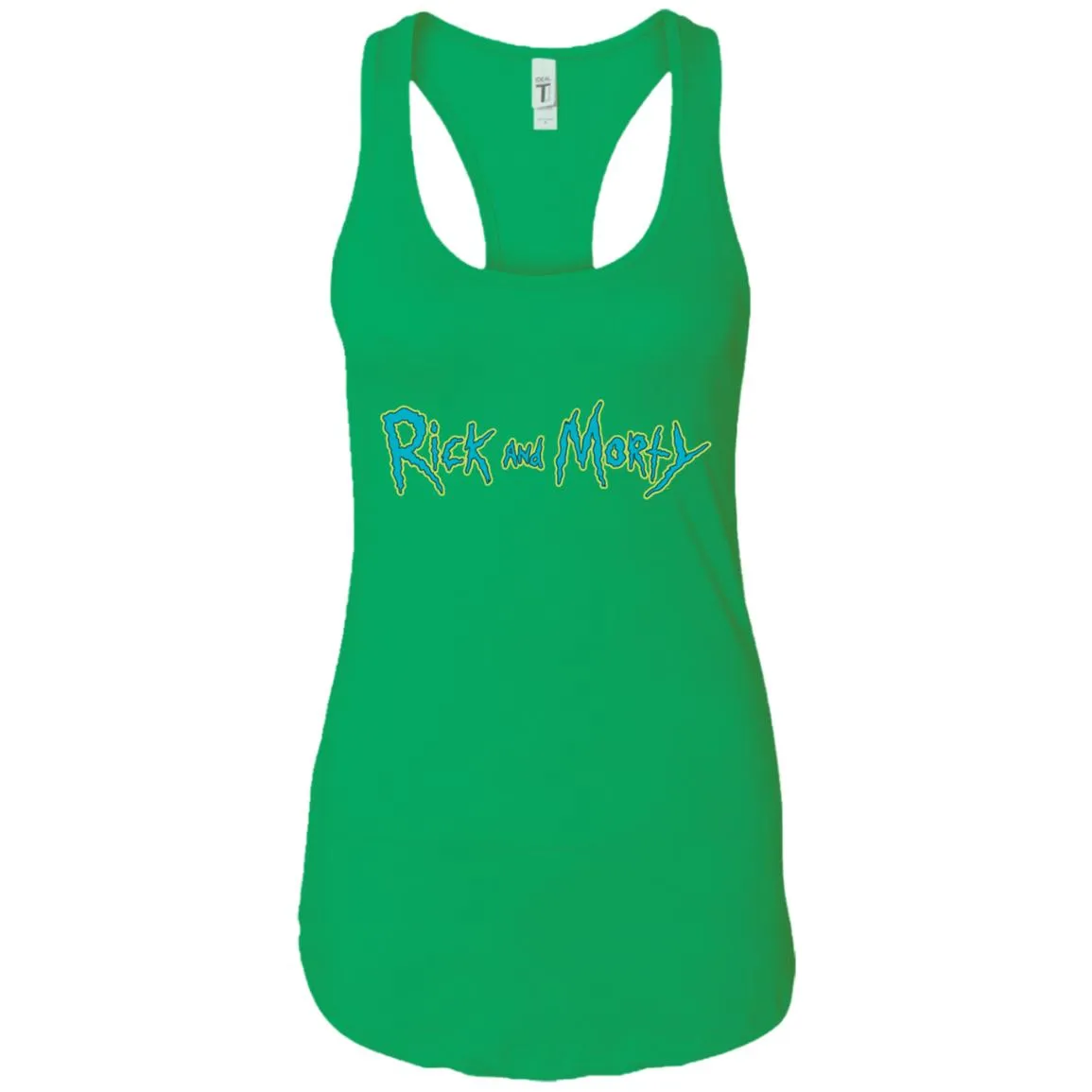 Rick And Morty Title Typography Women Tank