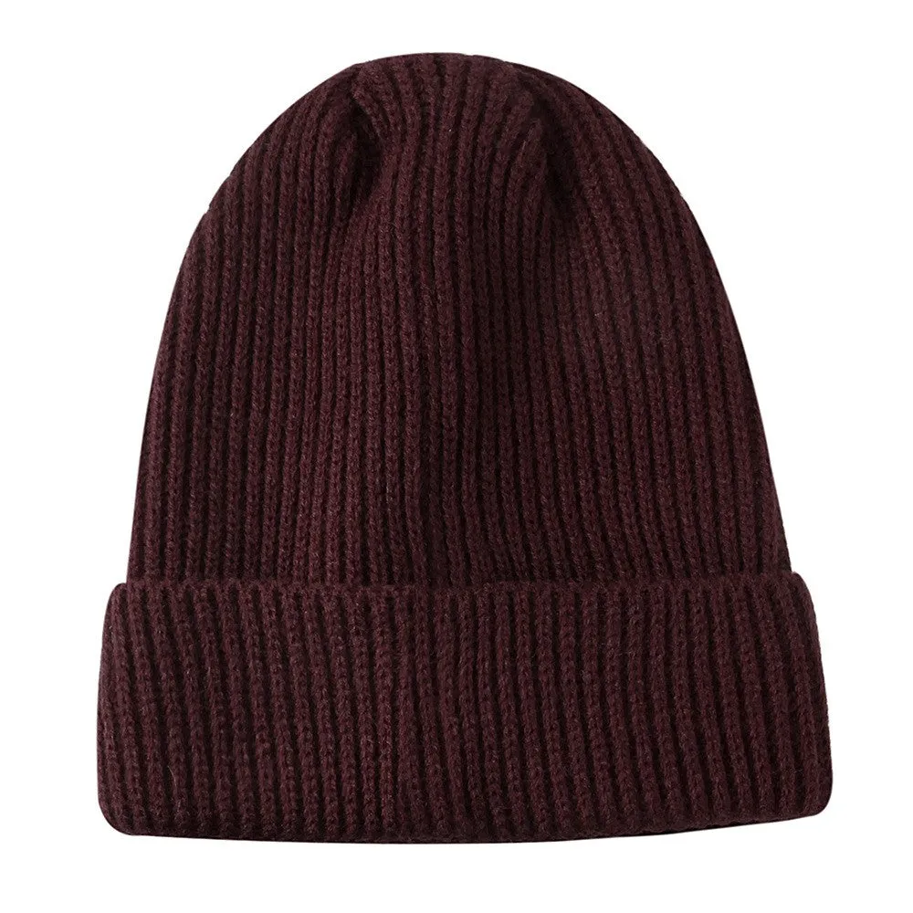 Sidiou Group Outdoor Wool Hat Unisex Retro Trawler Winter Beanie Hat Cap Baseball Cap