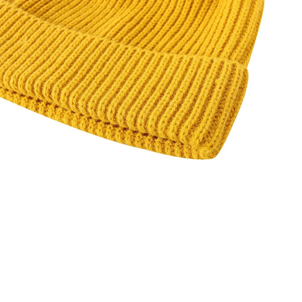 Sidiou Group Outdoor Wool Hat Unisex Retro Trawler Winter Beanie Hat Cap Baseball Cap