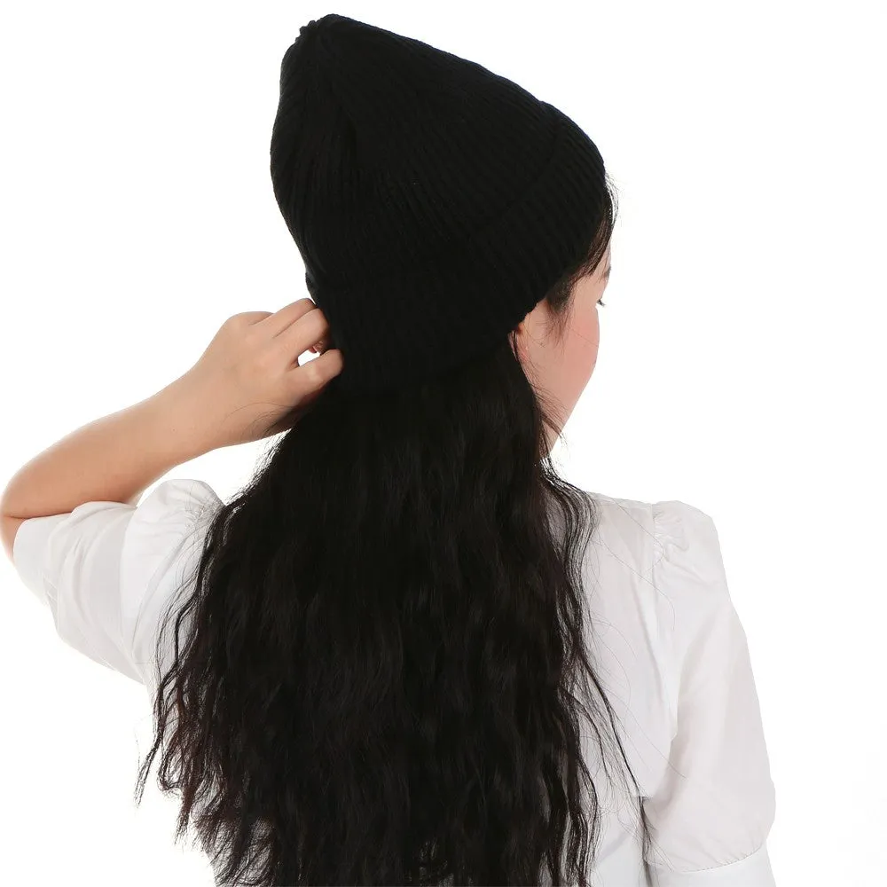 Sidiou Group Outdoor Wool Hat Unisex Retro Trawler Winter Beanie Hat Cap Baseball Cap