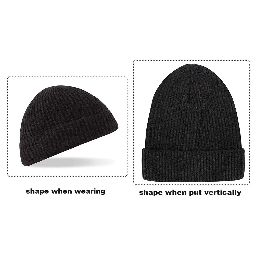 Sidiou Group Outdoor Wool Hat Unisex Retro Trawler Winter Beanie Hat Cap Baseball Cap