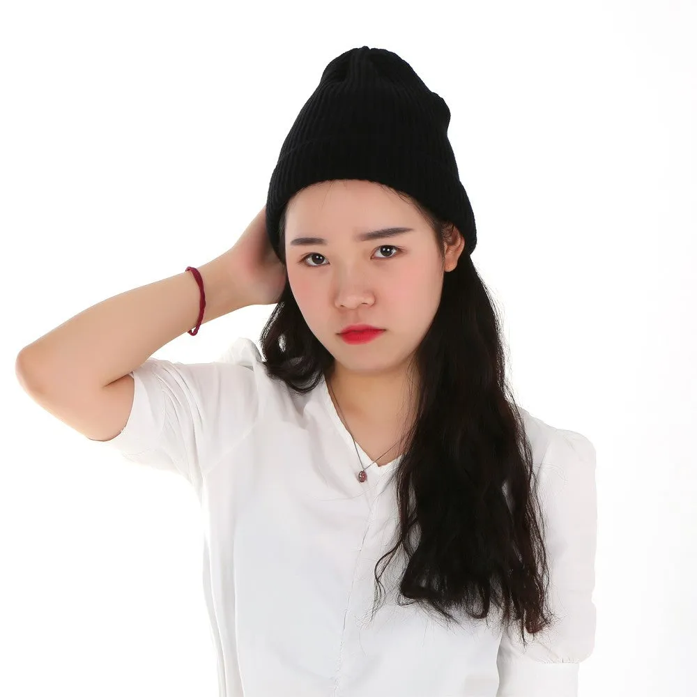 Sidiou Group Outdoor Wool Hat Unisex Retro Trawler Winter Beanie Hat Cap Baseball Cap