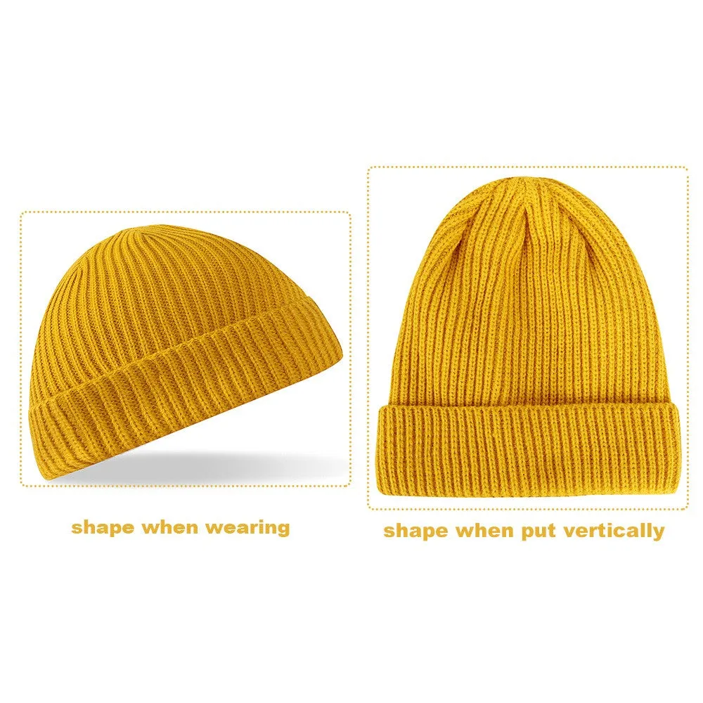Sidiou Group Outdoor Wool Hat Unisex Retro Trawler Winter Beanie Hat Cap Baseball Cap