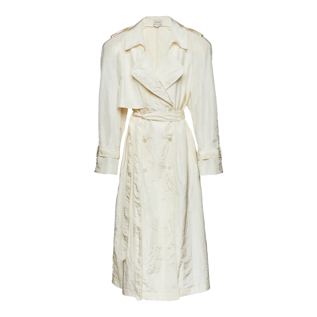 Taffeta Trench Coat