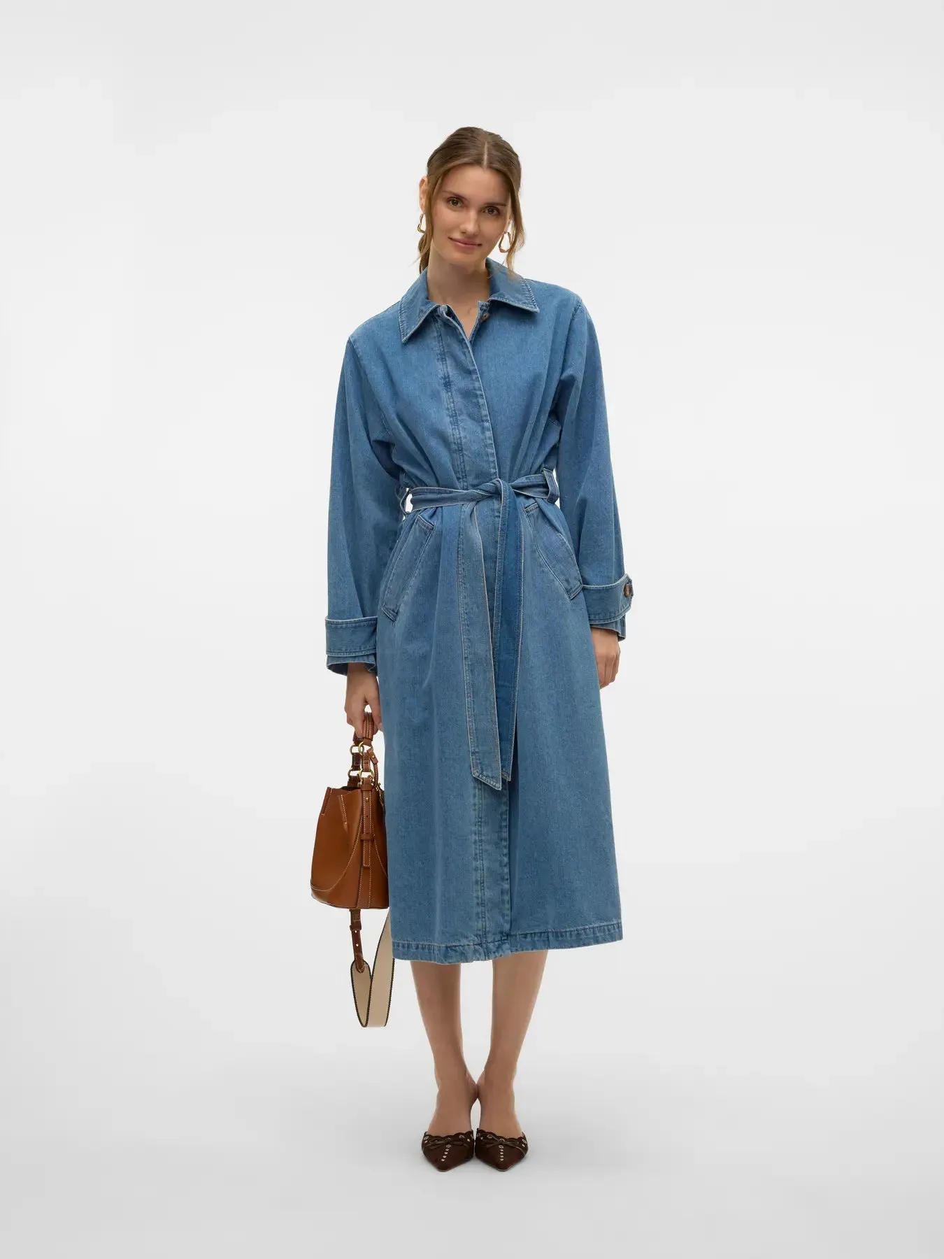 Vero Moda Solva Denim Trench Jacket
