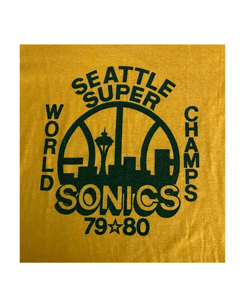 Vintage Seattle Supersonics NBA Basketball Deadstock 1979 T-Shirt XL