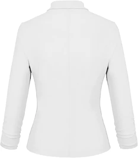 White Button Blazer