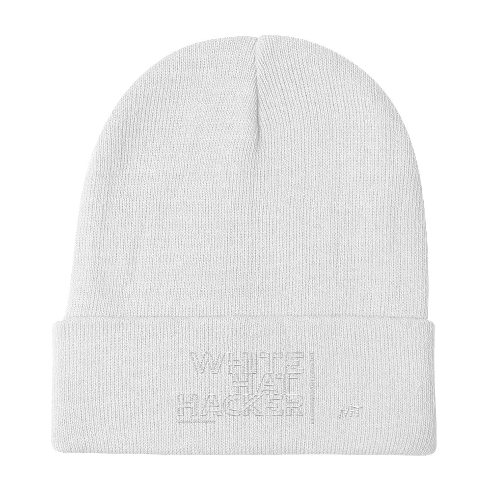 White Hat Hacker - Embroidered Beanie