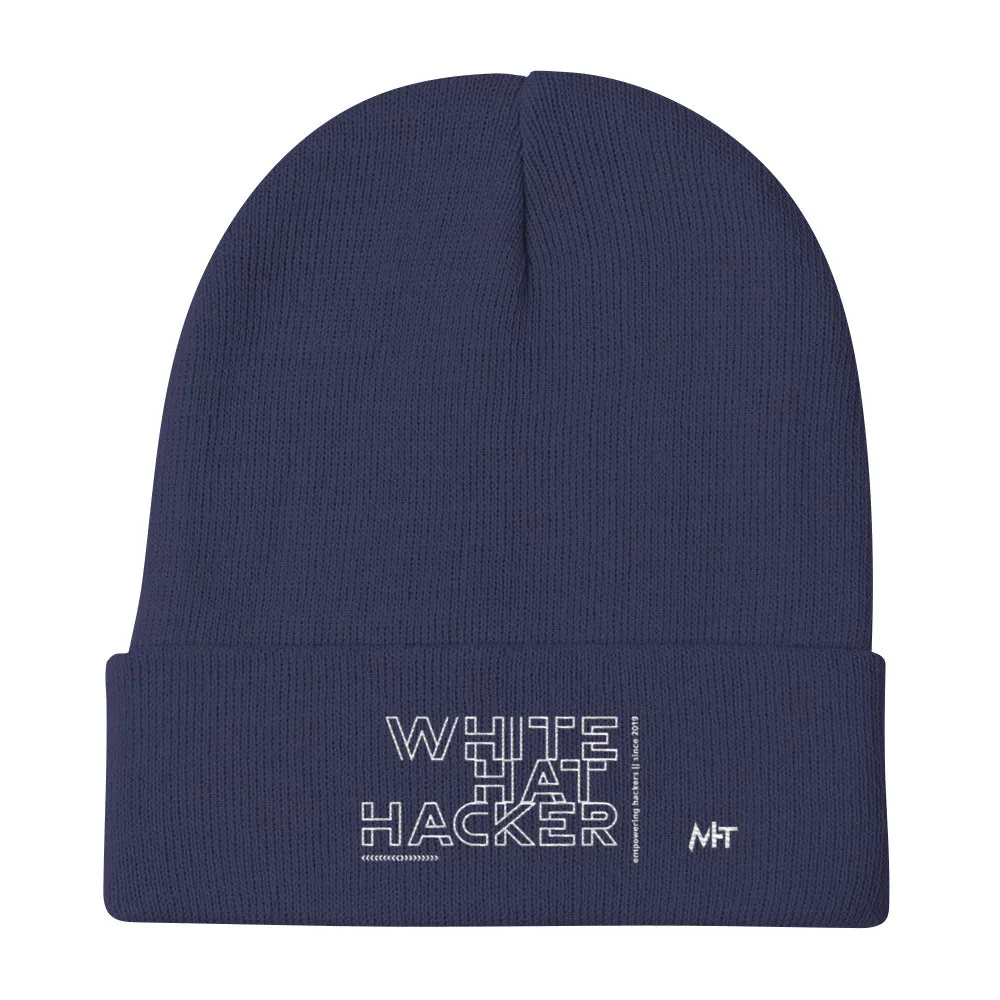 White Hat Hacker - Embroidered Beanie