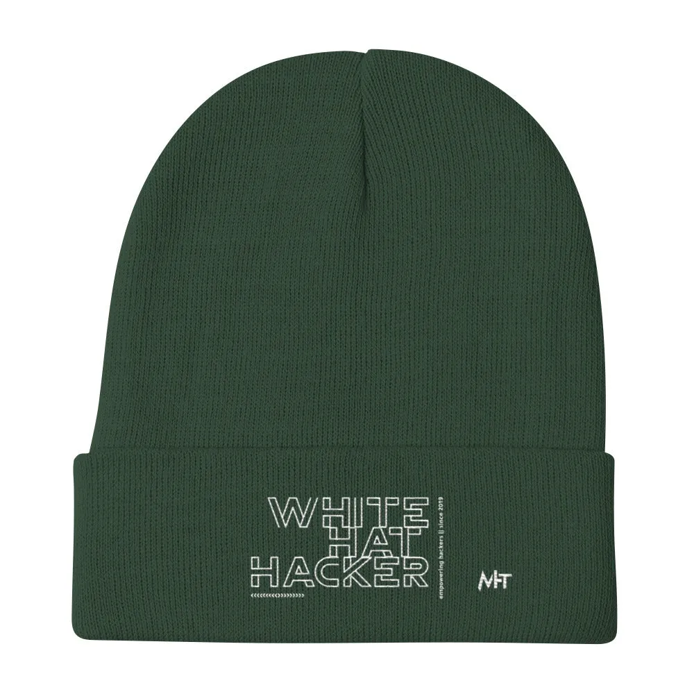 White Hat Hacker - Embroidered Beanie