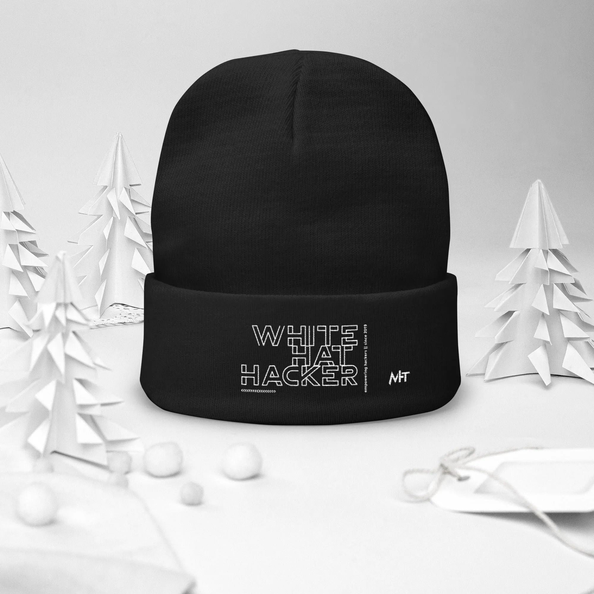 White Hat Hacker - Embroidered Beanie
