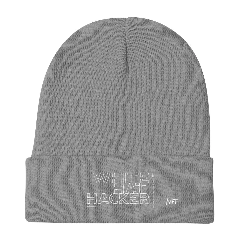 White Hat Hacker - Embroidered Beanie