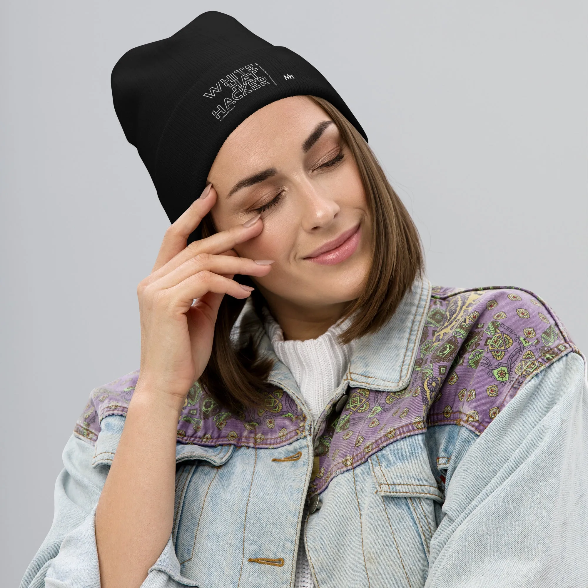 White Hat Hacker - Embroidered Beanie