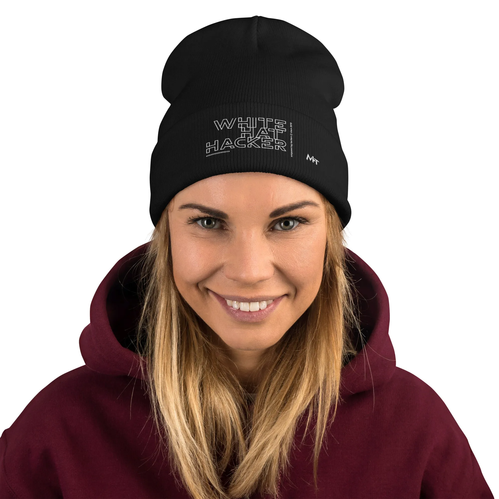 White Hat Hacker - Embroidered Beanie