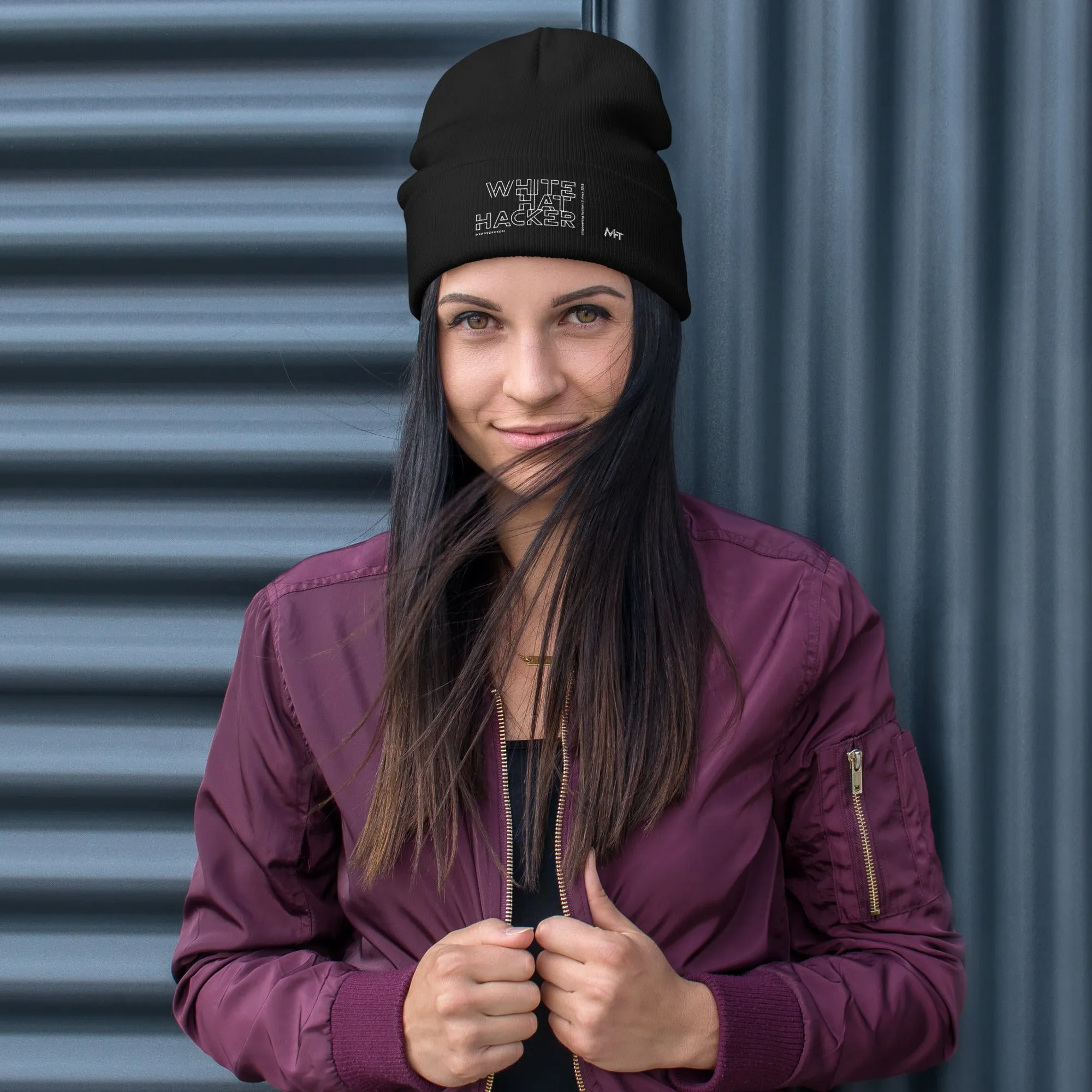 White Hat Hacker - Embroidered Beanie